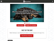 Tablet Screenshot of kickassfacts.com